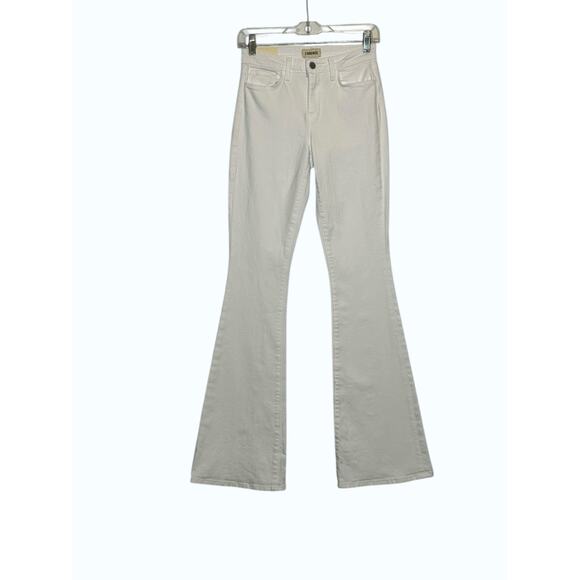 L'Agence White Bell High Rise Flare Jeans size 25 - 2 - Picture 10 of 13